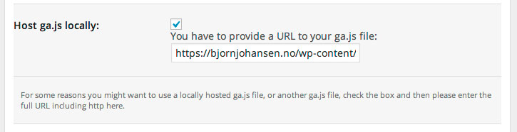 Host ga.js locally